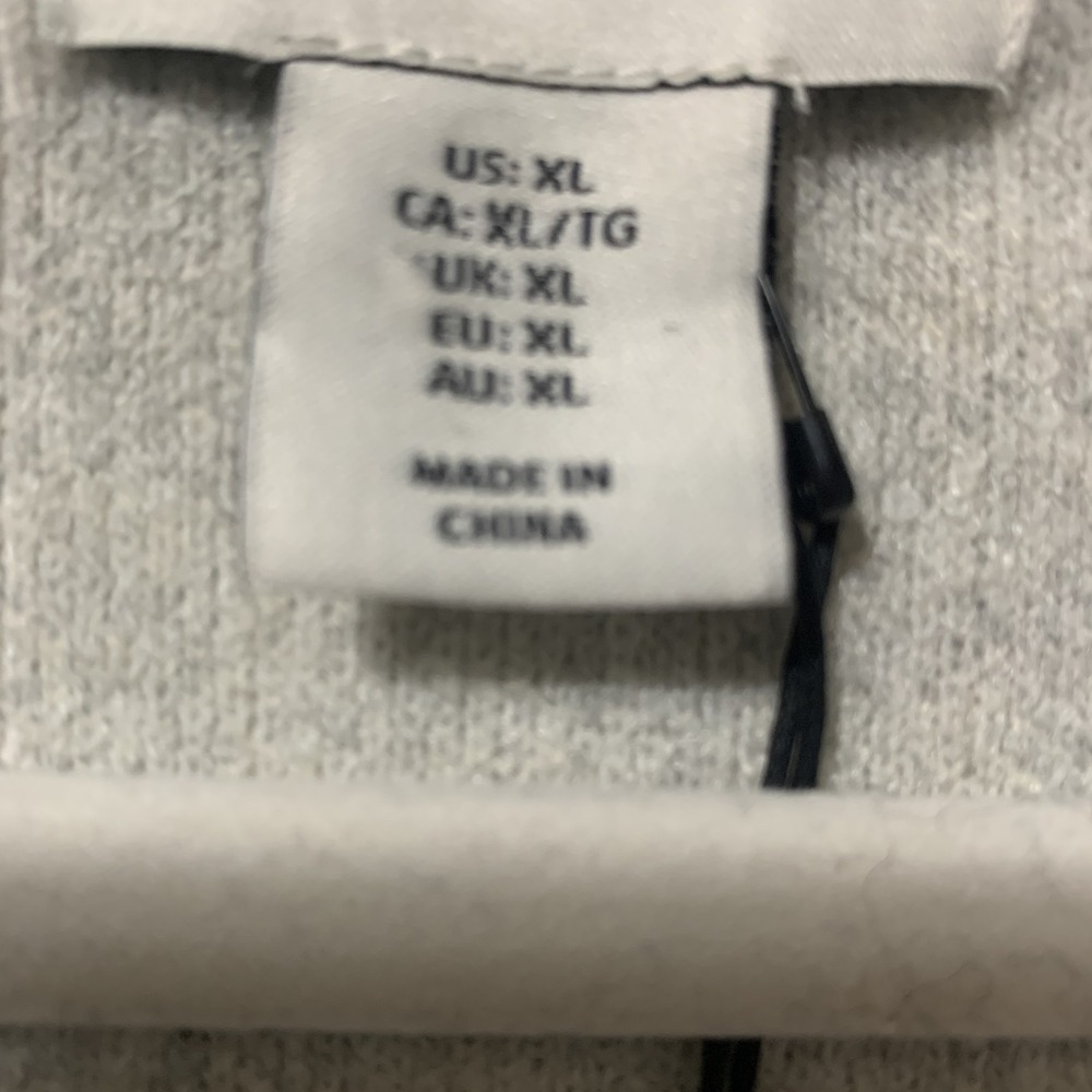 Sincerely Jules Women's XL Striped Open Front Blazer Sweater Jacket Gray White - Picture 9 of 16